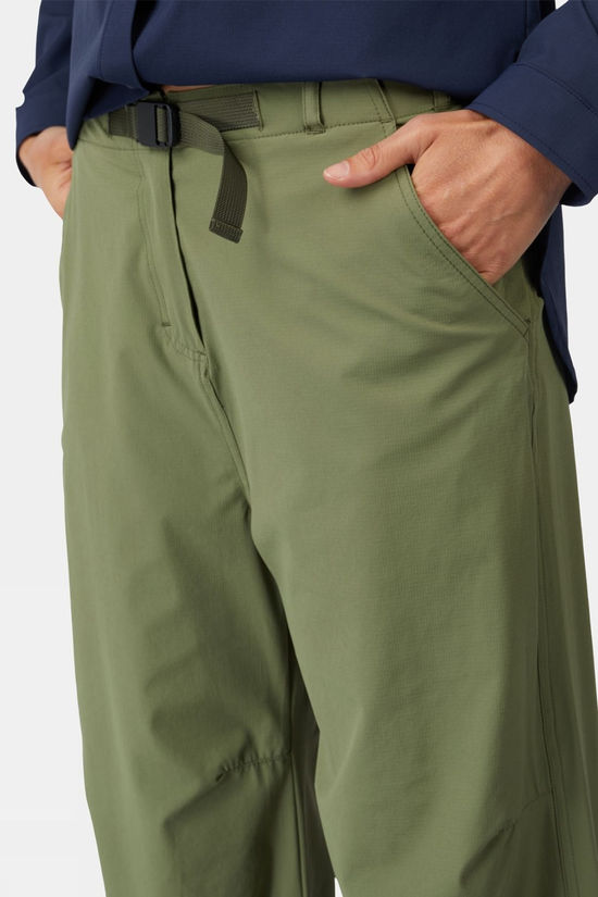 Ayacucho Womens Trailblazer Travel Cargo Trousers Olivine