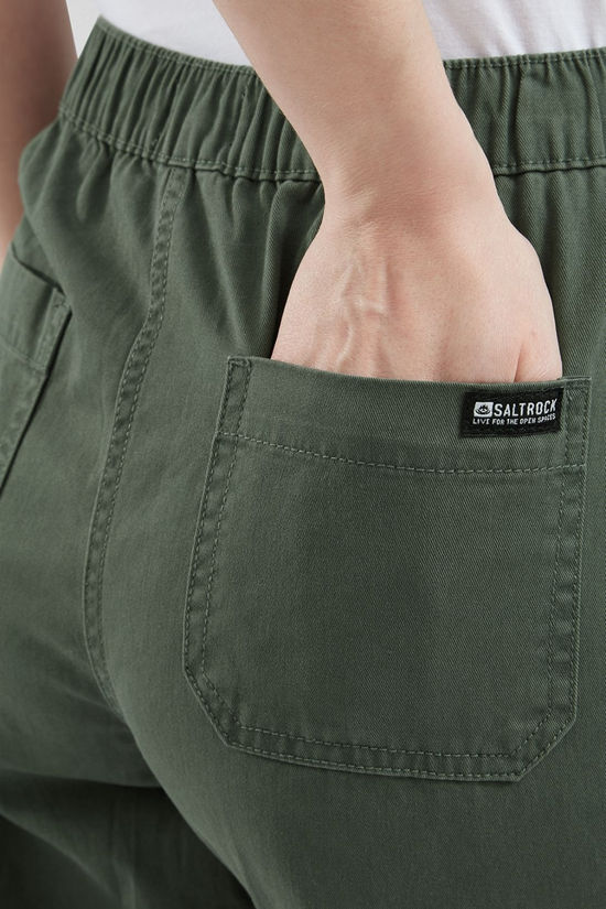 Saltrock Womens Rana Cargo Trousers Green