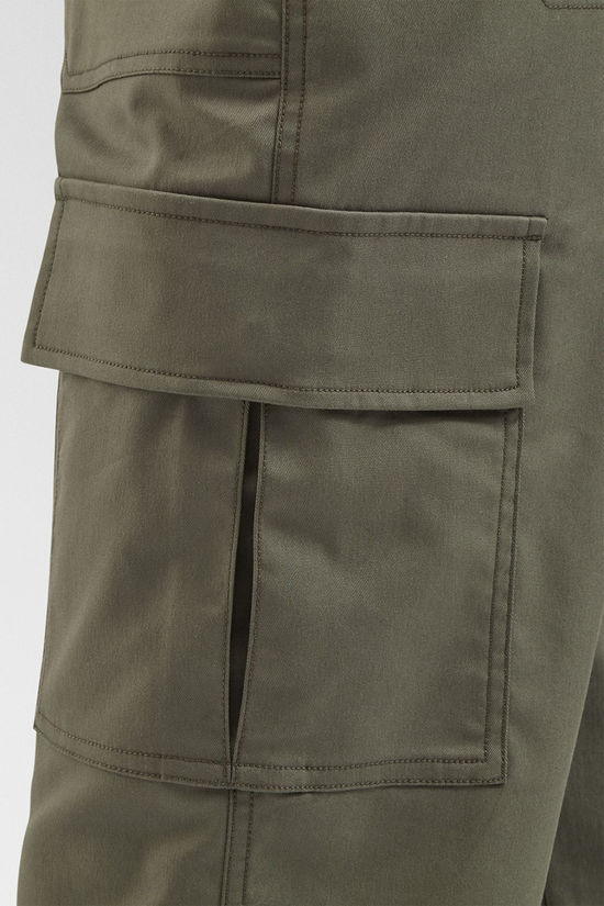 Acai Womens Free Stroll Cargo Trousers Dark Khaki