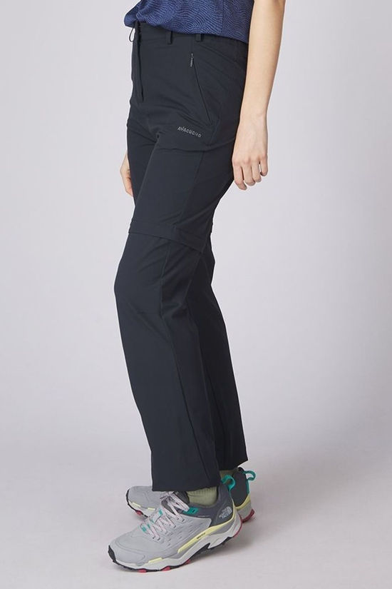 Ayacucho Womens Forest Softshell Zip-Off Trousers Black