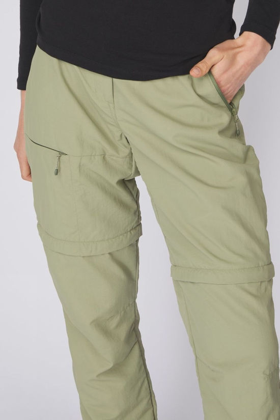 Ayacucho Womens Jungle Travel Zip-Off Trousers Moss
