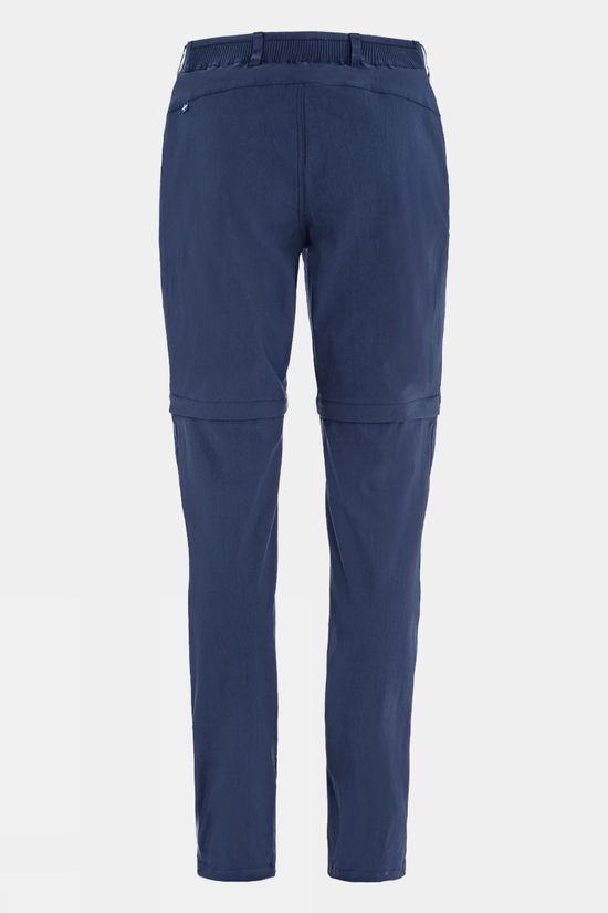 Fjallraven Womens Abisko Hybrid Trail Zip-Off Trousers Navy