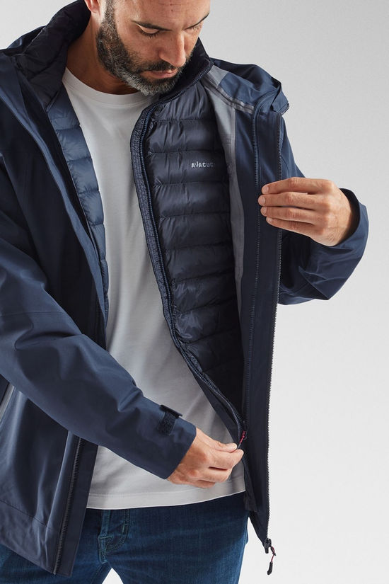 Ayacucho Mens Mountain 3-In-1 Jacket Navy/Sundried Tomato