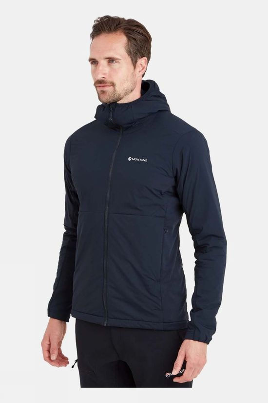 Montane Mens Fireball Lite Insulated Hooded Jacket Eclipse Blue