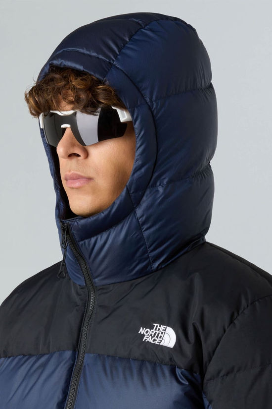 The North Face Mens Diablo Down 2.0 Hooded Jacket Estate Blue Black Heath