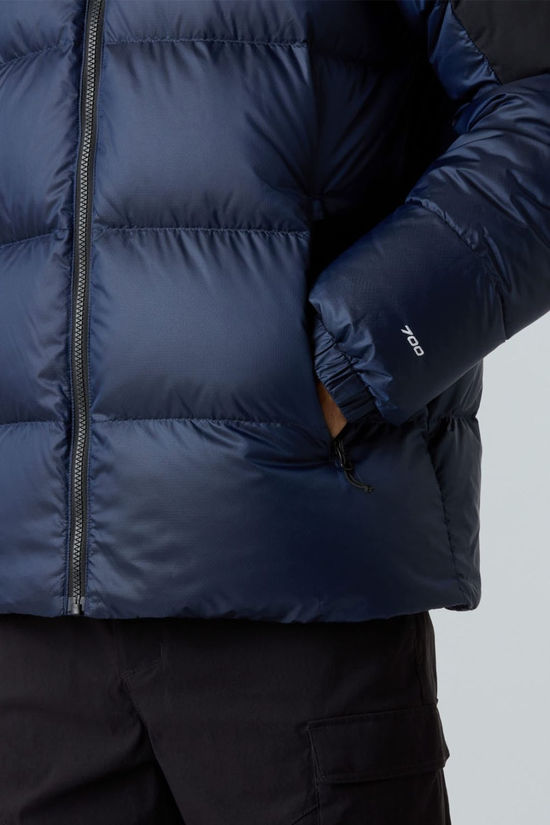 The North Face Mens Diablo Down 2.0 Hooded Jacket Estate Blue Black Heath