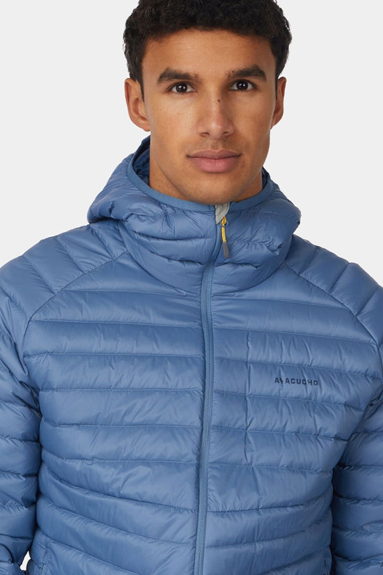 Ayacucho Mens Mountain Lightweight Down Jacket Moonlight Blue
