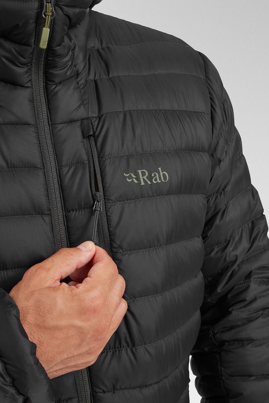 Rab Mens Microlight Alpine Jacket Anthracite