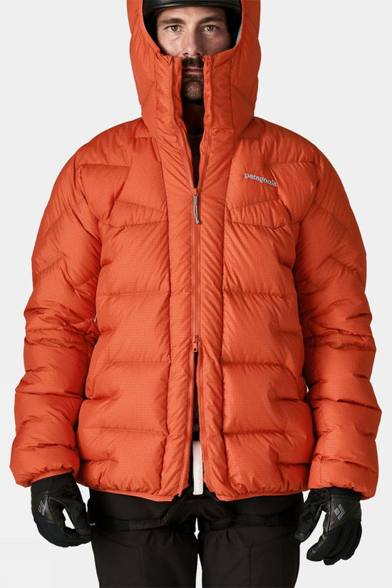 Patagonia Mens Durable Down Parka Jacket Coal Orange