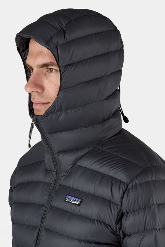 Patagonia Mens Down Sweater Hooded Jacket Black