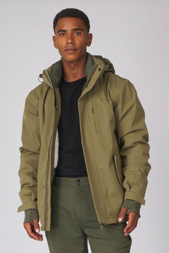 Ayacucho Mens Highland Winter Jacket III Olive
