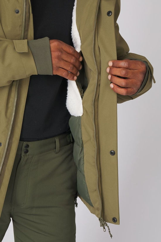 Ayacucho Mens Highland Winter Jacket III Olive