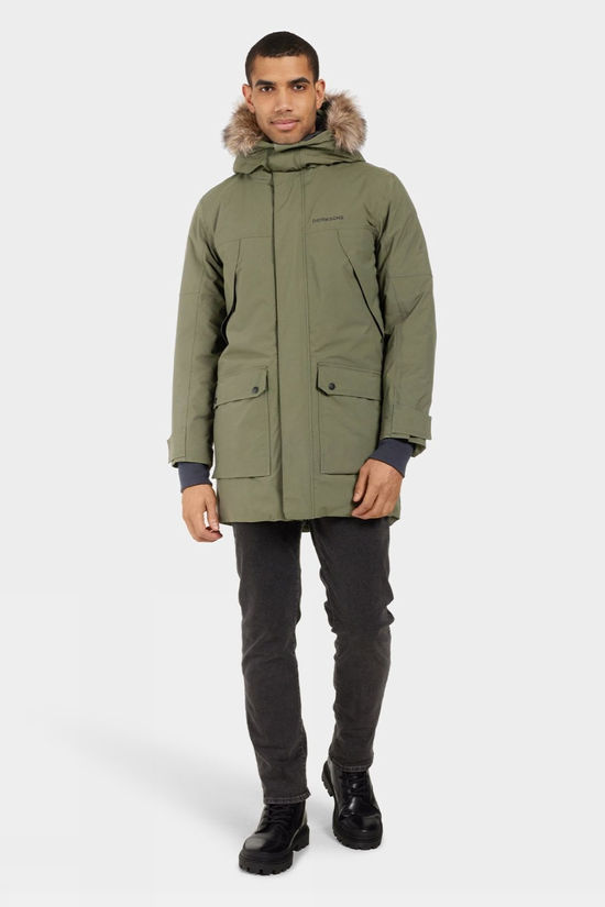Didriksons Mens Rick USX Parka Deep Green