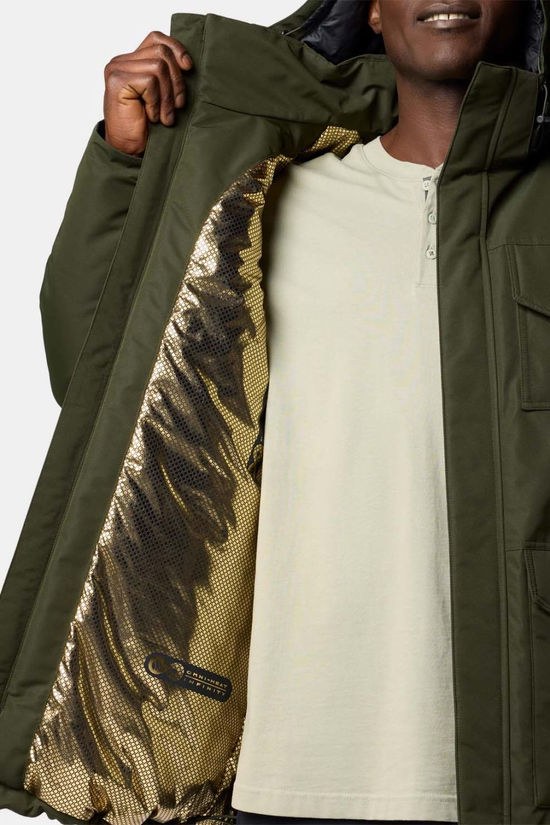 Columbia Mens Landroamer II Parka Jacket Greenscape