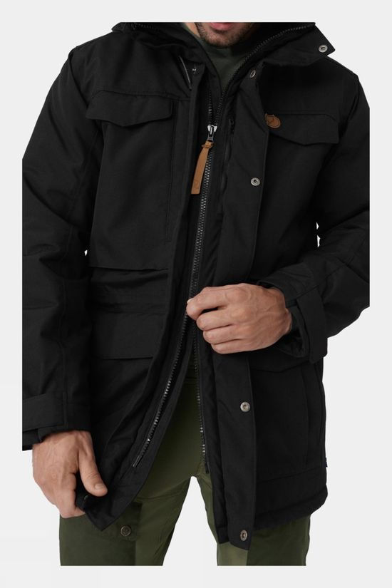 Fjallraven Mens Nuuk Parka Black