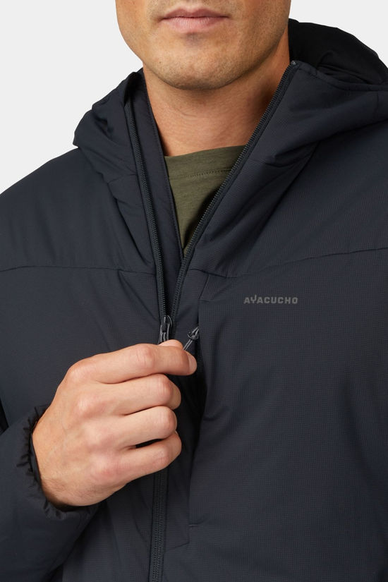 Ayacucho Mens Ortler Mountain Lightweight Jacket Black