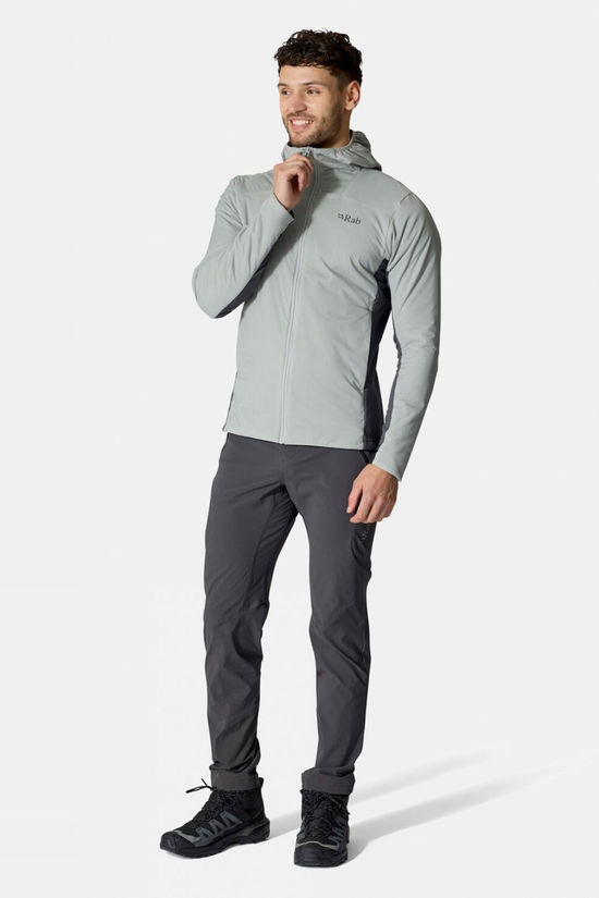 Rab Mens Xenair Alpine Flex Jacket Light Zinc
