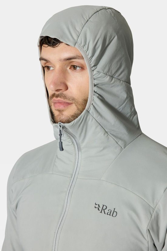 Rab Mens Xenair Alpine Flex Jacket Light Zinc