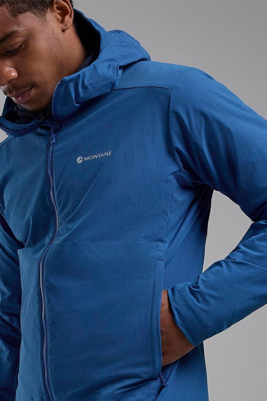 Montane Mens Khamsin Softshell Jacket Neptune Blue
