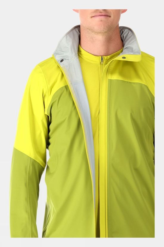 Rab Mens Kinetic Ultra Jacket Aspen Green/Zest