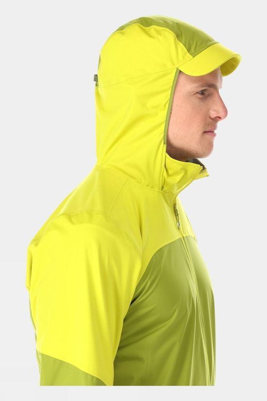 Rab Mens Kinetic Ultra Jacket Aspen Green/Zest