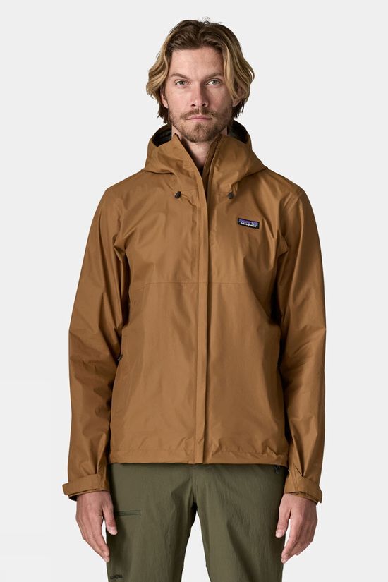 Patagonia Mens Torrentshell 3L Rain Jacket Deer Brown
