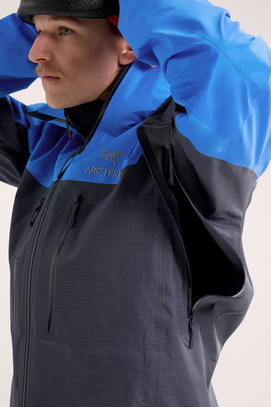 Arc'teryx Mens Alpha Jacket Lt Vitality / Black Sapphire