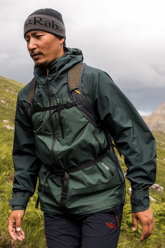 Ayacucho Mens Mountain Peak 3L Jacket Jungle Green Te