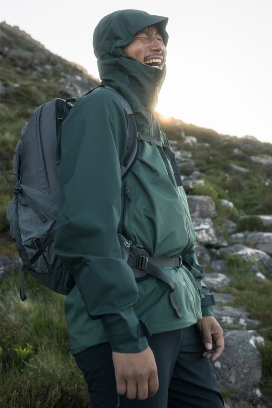 Ayacucho Mens Mountain Peak 3L Jacket Jungle Green Te