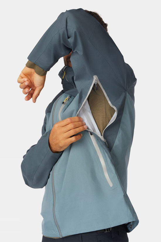 Ayacucho Mens Mountain Peak 3L Jacket Goblin Blue