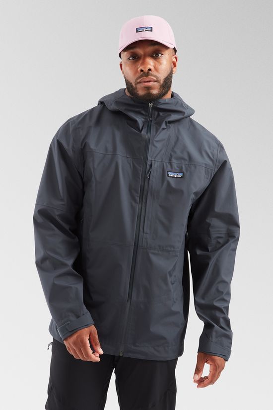 Patagonia Mens Boulder Fork Rain Jacket Smolder Blue