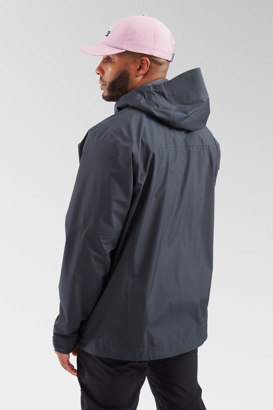 Patagonia Mens Boulder Fork Rain Jacket Smolder Blue