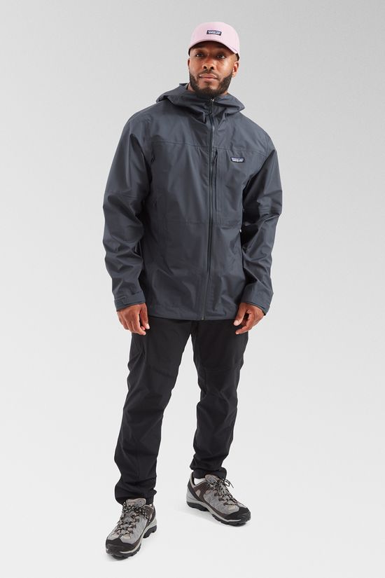 Patagonia Mens Boulder Fork Rain Jacket Smolder Blue