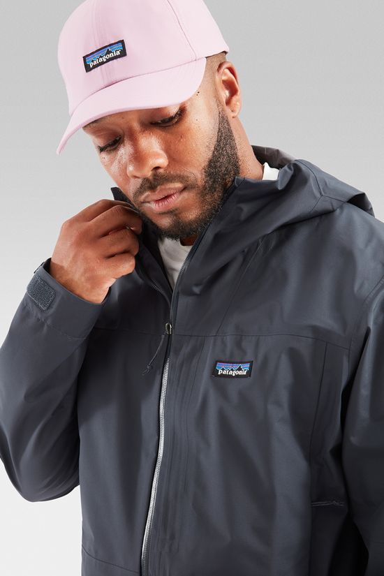 Patagonia Mens Boulder Fork Rain Jacket Smolder Blue
