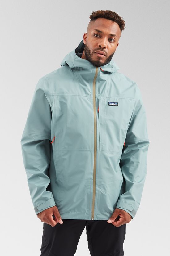 Patagonia Mens Boulder Fork Rain Jacket Blue Sage