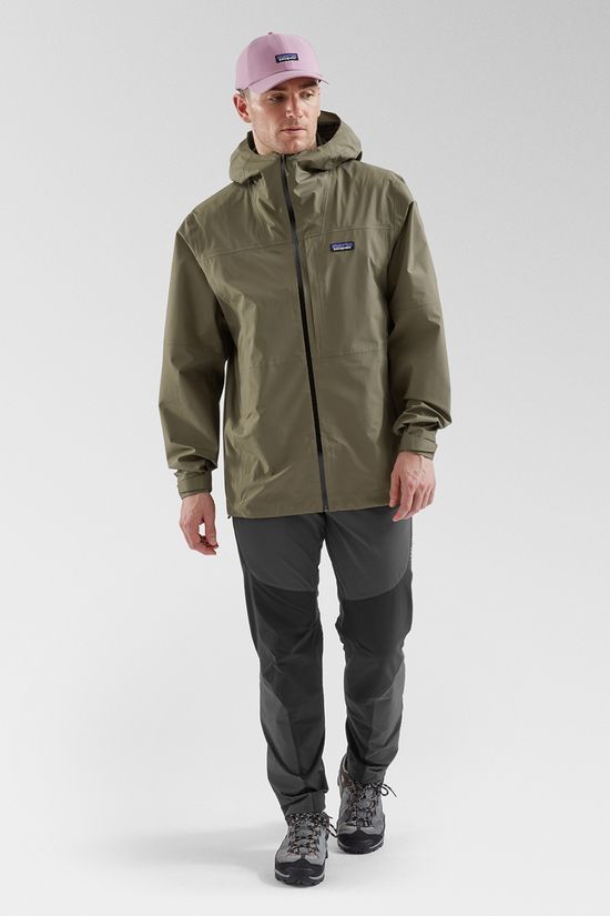 Patagonia Mens Boulder Fork Rain Jacket Marlow Brown