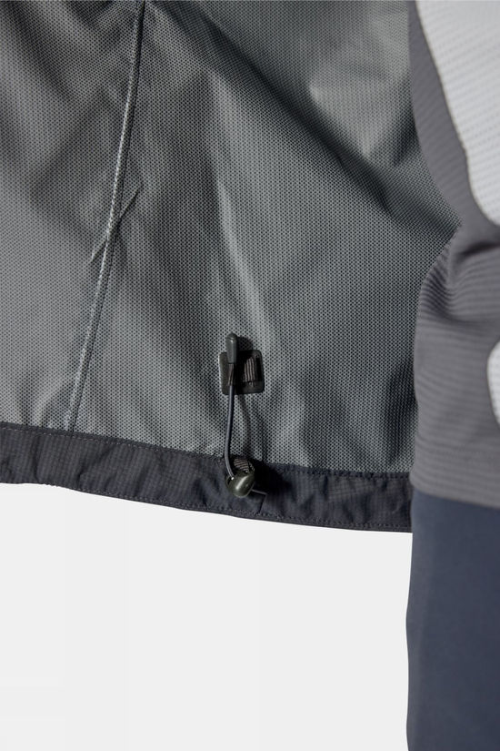 Rab Mens Downpour Trail Light Jacket Light Zinc/Anthracite