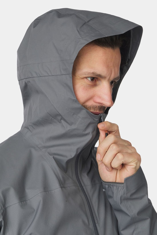 Ayacucho Mens Mountain Light Hardshell Jacket Lava Smoke