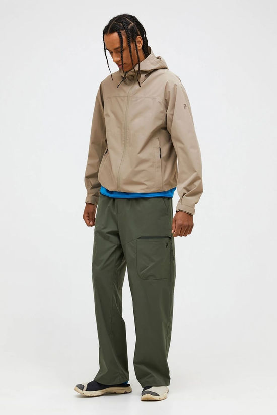 Peak Performance Mens Treeline Shell Jacket Avid Beige