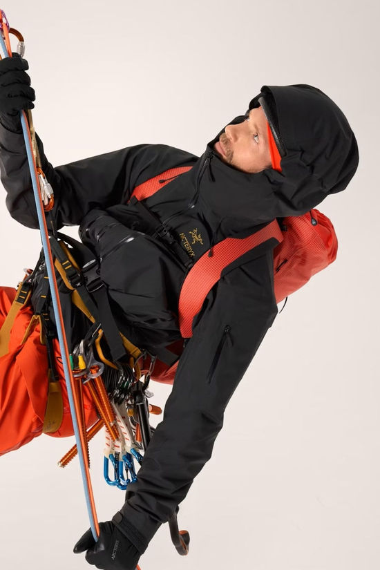 Arc'teryx Mens Alpha SV Jacket Yellow, Black, Multi
