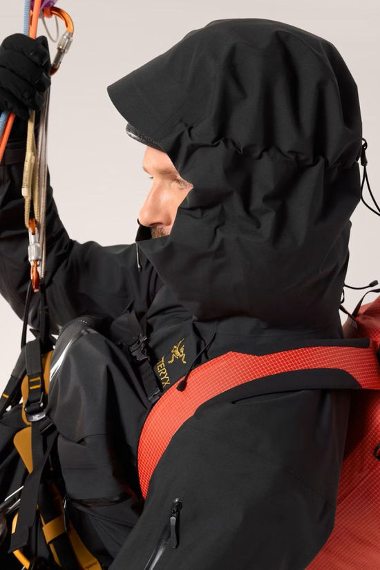 Arc'teryx Mens Alpha SV Jacket Yellow, Black, Multi