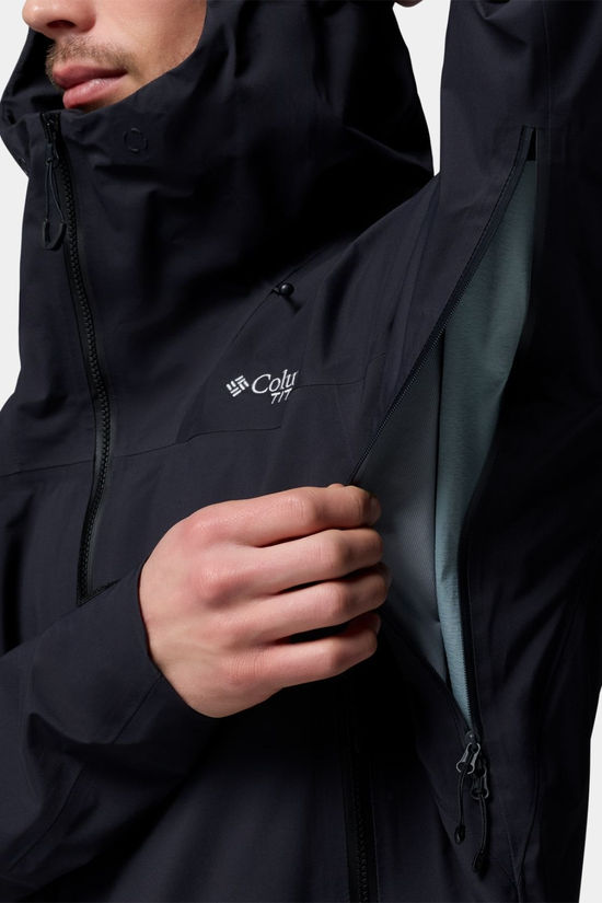 Columbia Mens Saudan Pro 3L Shell Jacket Black