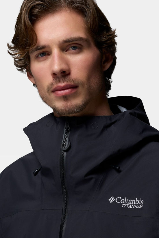 Columbia Mens Saudan Pro 3L Shell Jacket Black