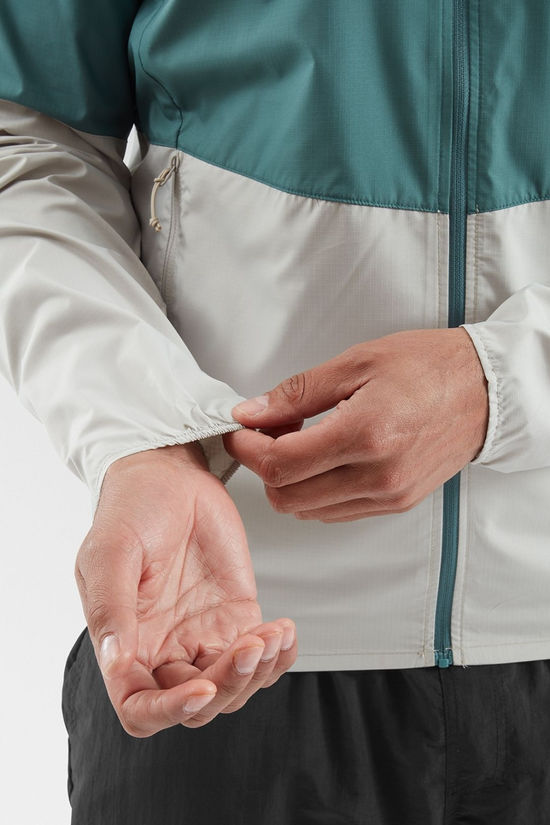 Rab Mens Windgather Hooded Jacket Sage/Pebble