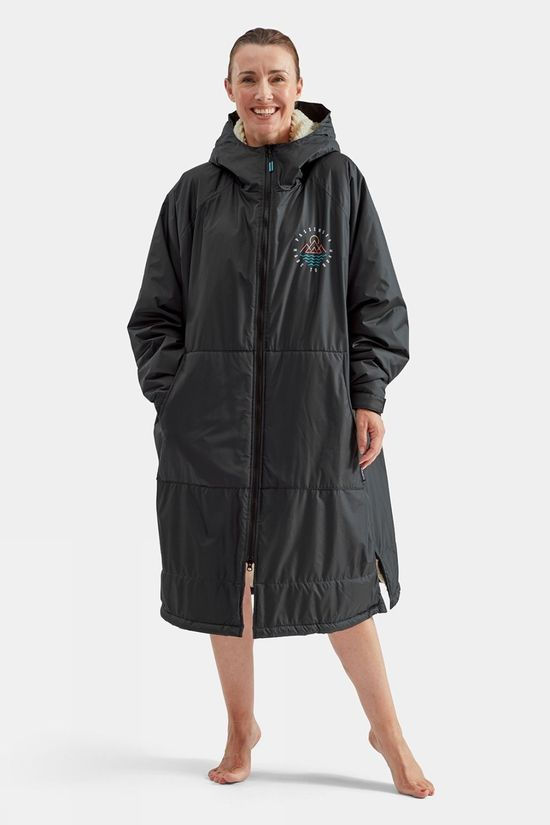Passenger Escapism Sherpa Lined Changing Robe BLACK