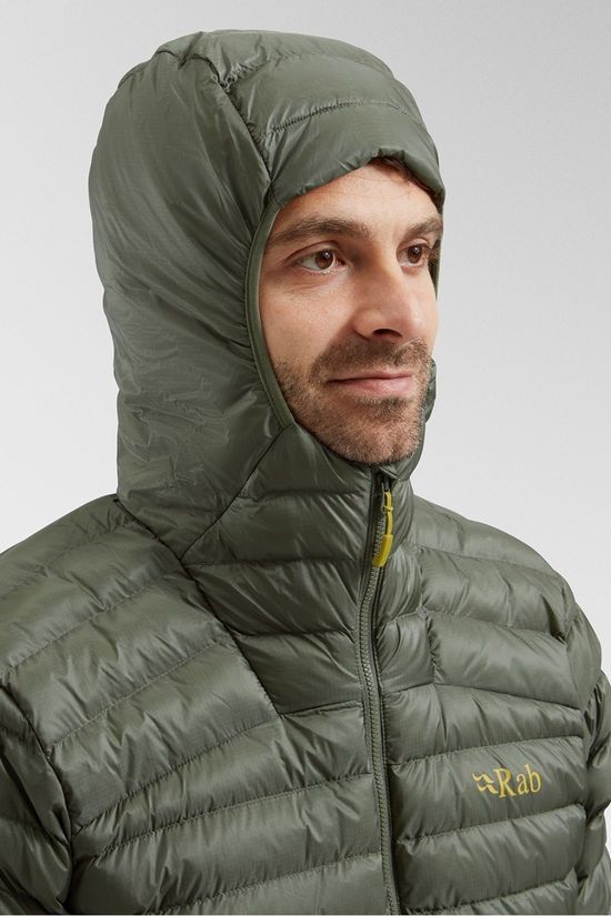 Rab Mens Cirrus Flex Pro Hoodie Light Khaki