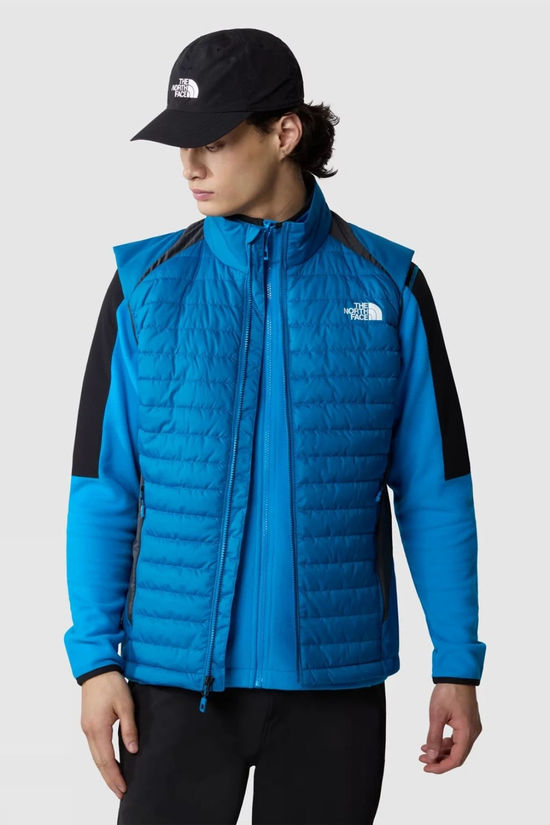 The North Face Mens Hybrid Insulated Vest Adriatic Blue/Asphalt G