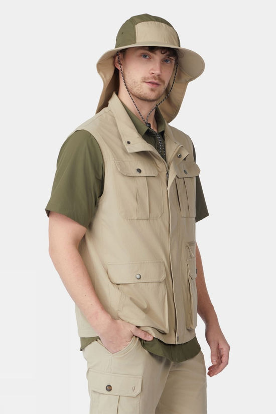 Ayacucho Mens Jungle Travel Vest II Trench Coat