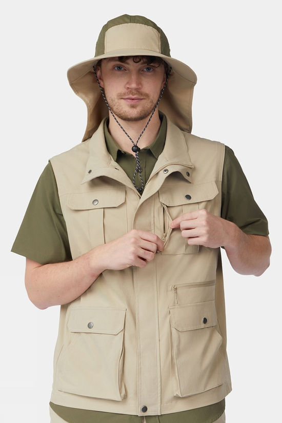 Ayacucho Mens Jungle Travel Vest II Trench Coat