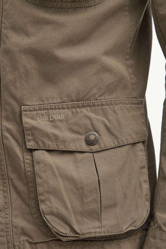 Barbour Mens Corbridge Utility Jacket Bleached Olive